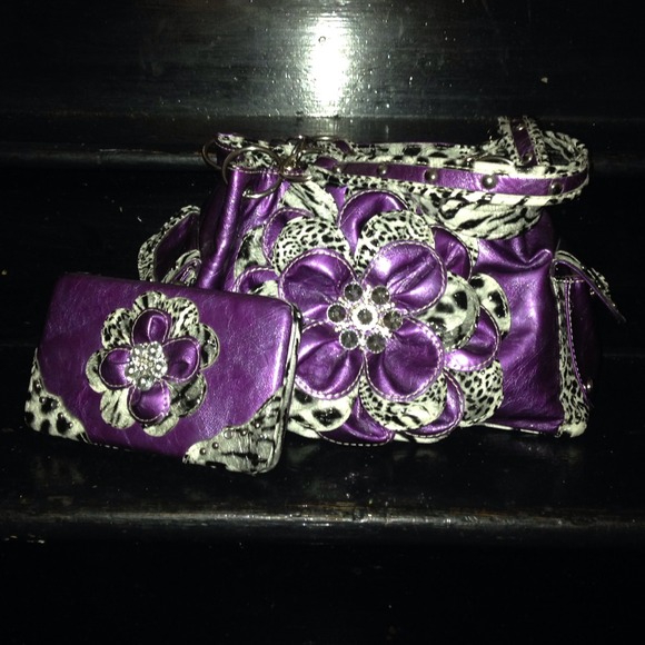 Purse/handbag with matching wallet