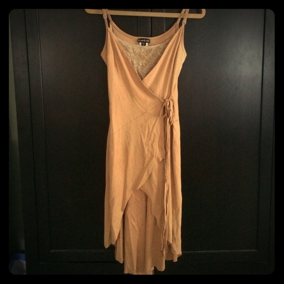 Bebe suede like dress sm