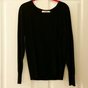 Black v neck sweater