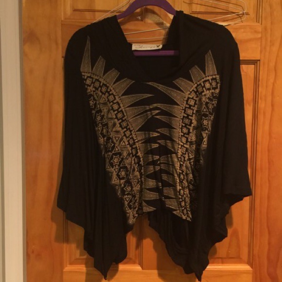 Vintage Havana flowy tribal shirt