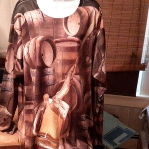 Long Sleeve Polyester Top