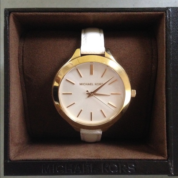 Michael Kors leather watch- brand new!