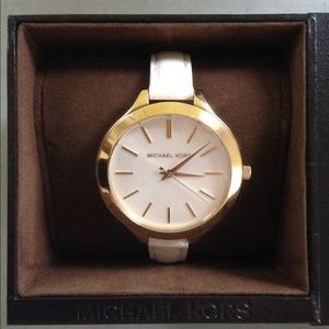 Michael Kors leather watch- brand new!