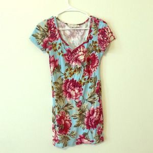 Floral Fitted Dress