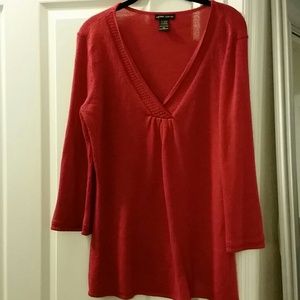 Red sweater