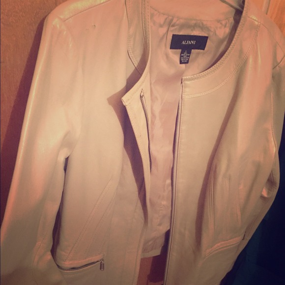 Women's alfani leather jacket