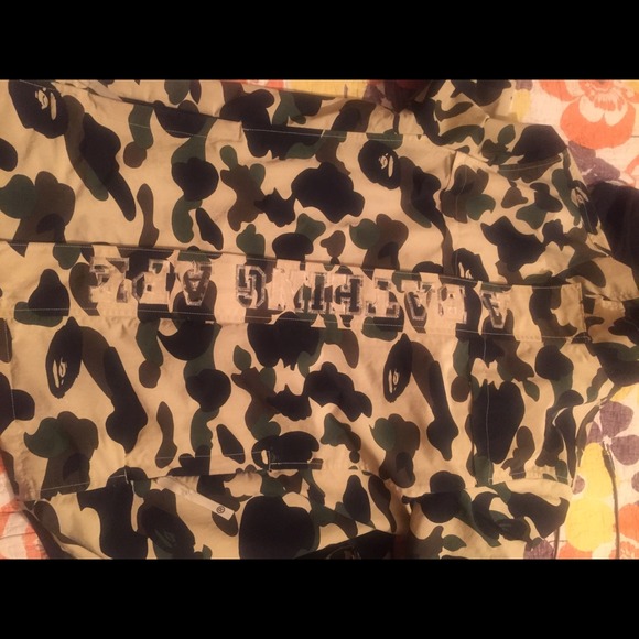 Bape camo jacket