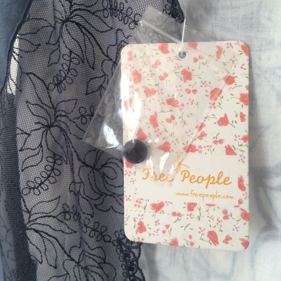 Free People navy and white dress - Picture 3 of 4