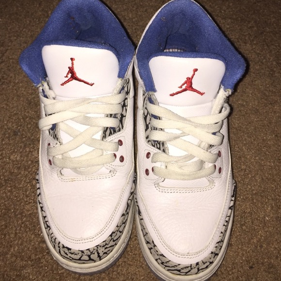 True blue Retro 3's