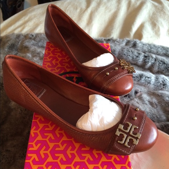 Authentic Tory burch Elina ballet flats **used** - Picture 2 of 4