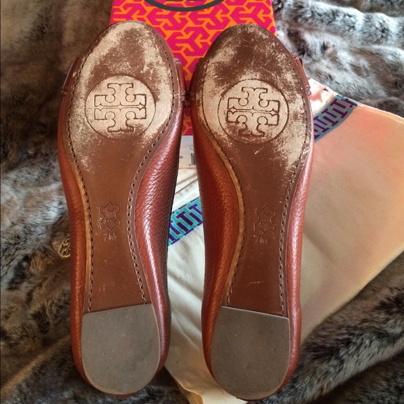 Authentic Tory burch Elina ballet flats **used** - Picture 3 of 4