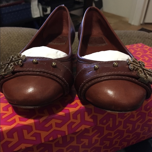 Authentic Tory burch Elina ballet flats **used** - Picture 4 of 4