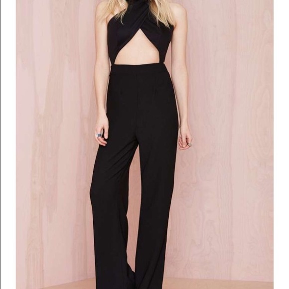 Nasty gal cross my heart jumpsuit