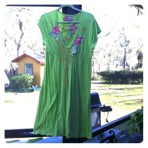 JWLA embroidered knit dress