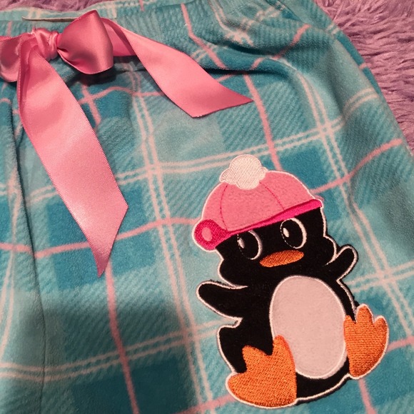 St. Eve COZY Blue Fleece PJ BOTTOMS - Picture 4 of 8