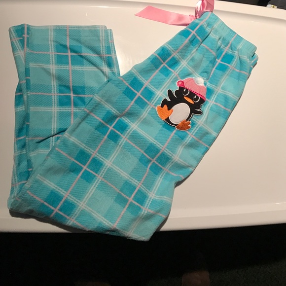 St. Eve COZY Blue Fleece PJ BOTTOMS - Picture 2 of 8