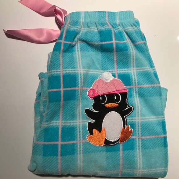 St. Eve COZY Blue Fleece PJ BOTTOMS - Picture 6 of 8