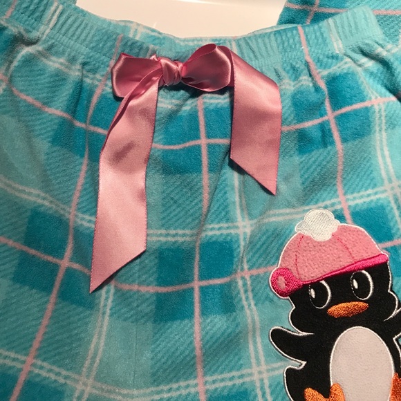 St. Eve COZY Blue Fleece PJ BOTTOMS - Picture 7 of 8