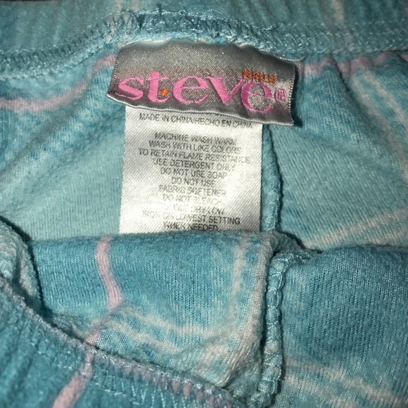 St. Eve COZY Blue Fleece PJ BOTTOMS - Picture 8 of 8