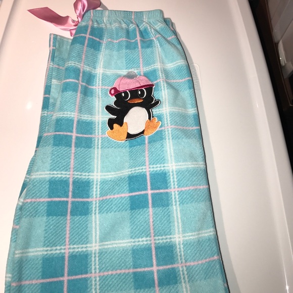 St. Eve COZY Blue Fleece PJ BOTTOMS - Picture 3 of 8