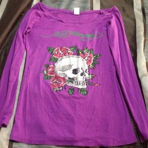 Last price drop! Ed Hardy long sleeve shirt.