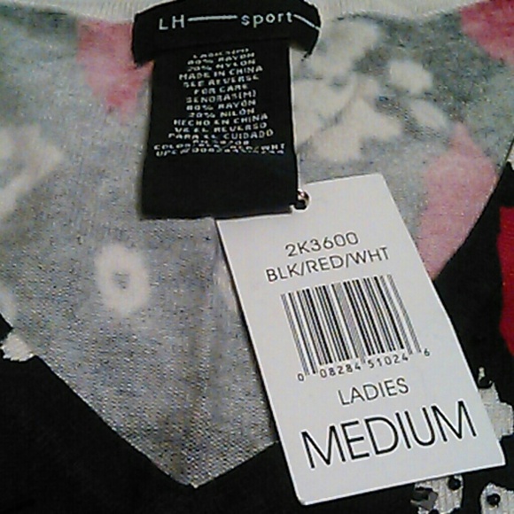 🎉 SALE!! 🎉 Leopard floral v neck sweater - Picture 3 of 4