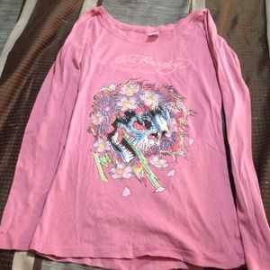 Last price drop! Ed Hardy long sleeve shirt