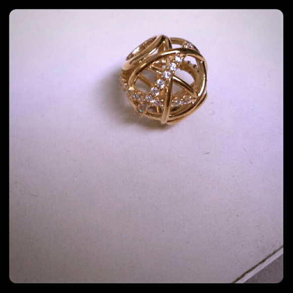 Authentic Pandora Gold Charm