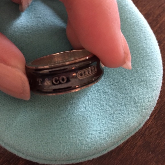 SOLD Authentic Tiffany & Co. Titanium  Ring - Picture 2 of 3