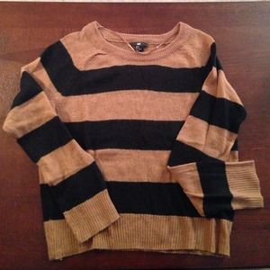 Black and Camel H&M Sweater
