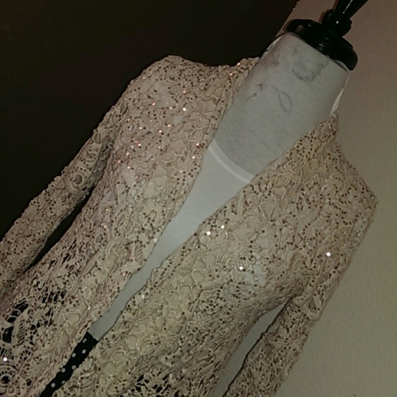 Boston Proper Sweaters - Boston proper front gold drape sweater NWOT