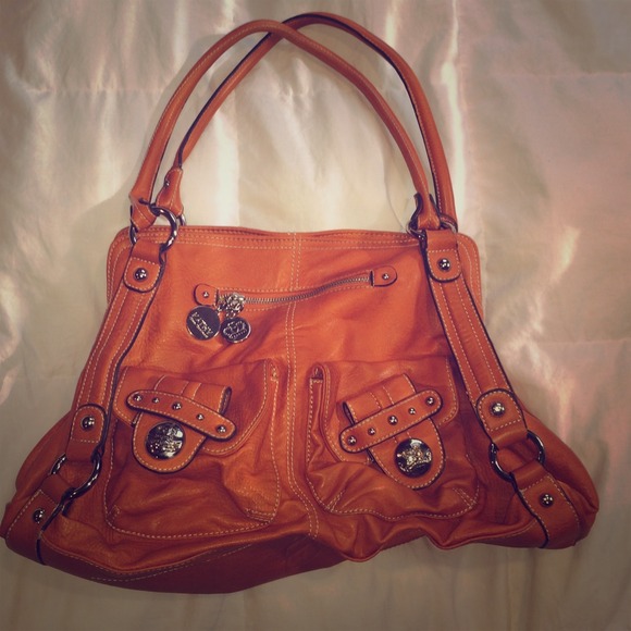 🚫sold in bundle!🚫Orange Kathy Van Zeeland bag