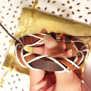 Leather bracelet
