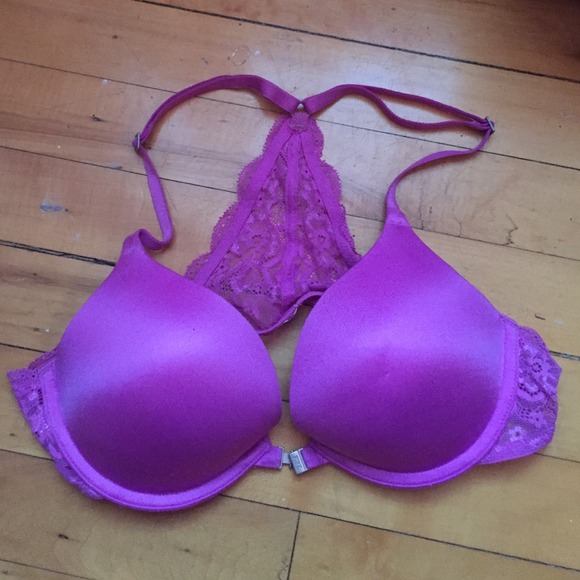 PINK push-up racerback bra BUNDLE