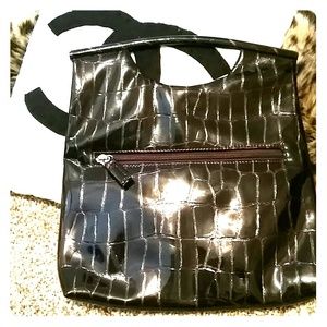 Plum thin fashion purse