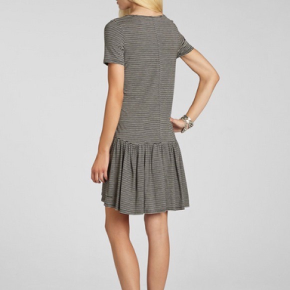 BCBGeneration Grey & Black Striped Dress - Picture 2 of 2