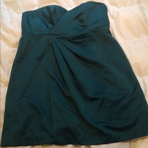 Peacock cocktail dress! ( teal-ish color)