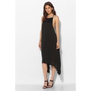 NWOT Band of Gypsies Satin T-Back Maxi Dress