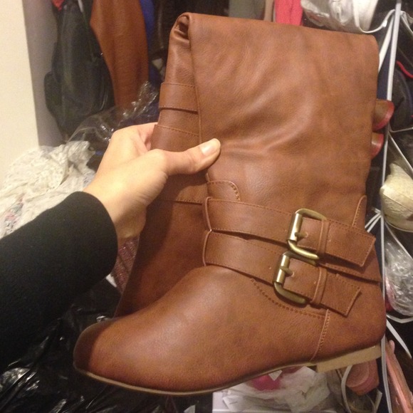 ❌SOLD❌Light Brown Over-Knee Boots - Picture 4 of 4