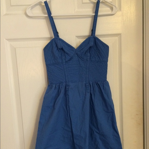 🎈️FLASH SALE🎈UO // Blue Bustier Style Dress