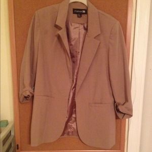 Forever 21 taupe blazer