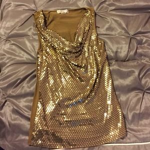 ‼️SOLD‼️ on eBay Authentic Gold Michael Kors shirt