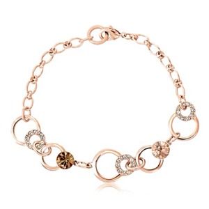 {HP} NEW Swarovski crystal rose gold bracelet