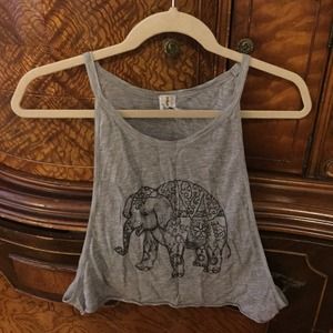 LF elephant crop top