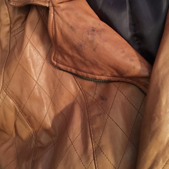 GAP women's leather motorcycle jacket - Picture 2 of 4