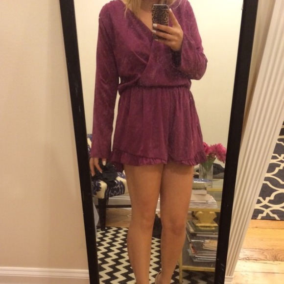 Long sleeve romper
