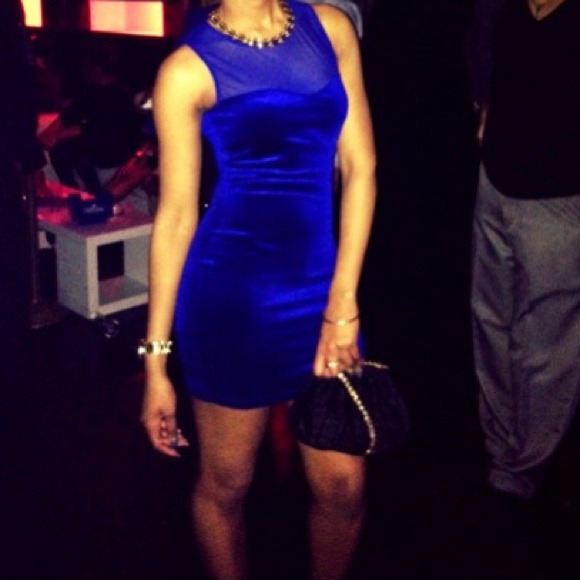 Gorgeous Royal Blue body con dress.
