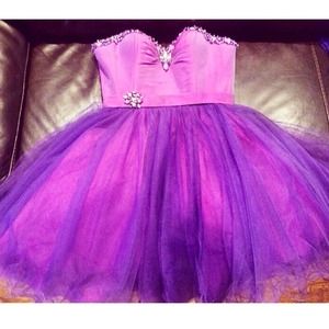 Purple formal dress💜