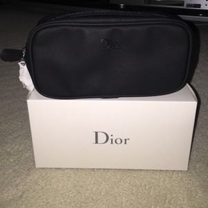Dior makeup bag