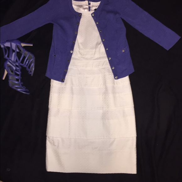 🎉Host Pick🎉 WHBM white dress - Picture 3 of 4